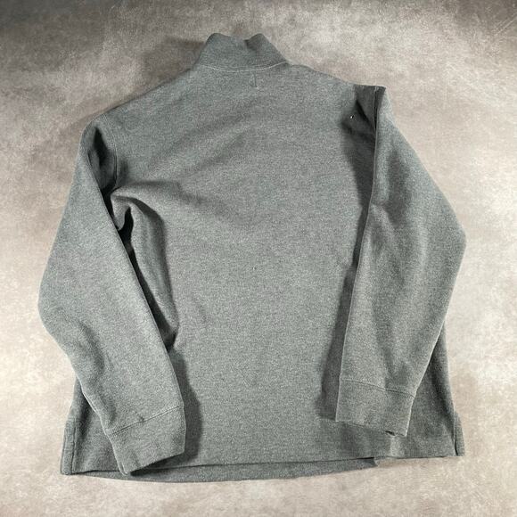 Polo by Ralph Lauren Grey Cozy Quarter Zip Pullover Sweater - Picture 3 of 7